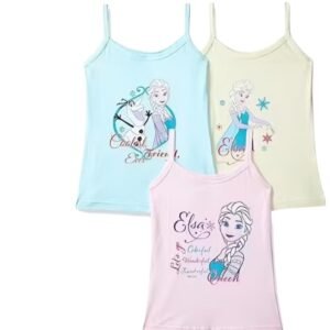 Kids Cotton Sleeveless Vest, Cartoon Print, Pack of 3, Multicolour, Boys Inner Wear