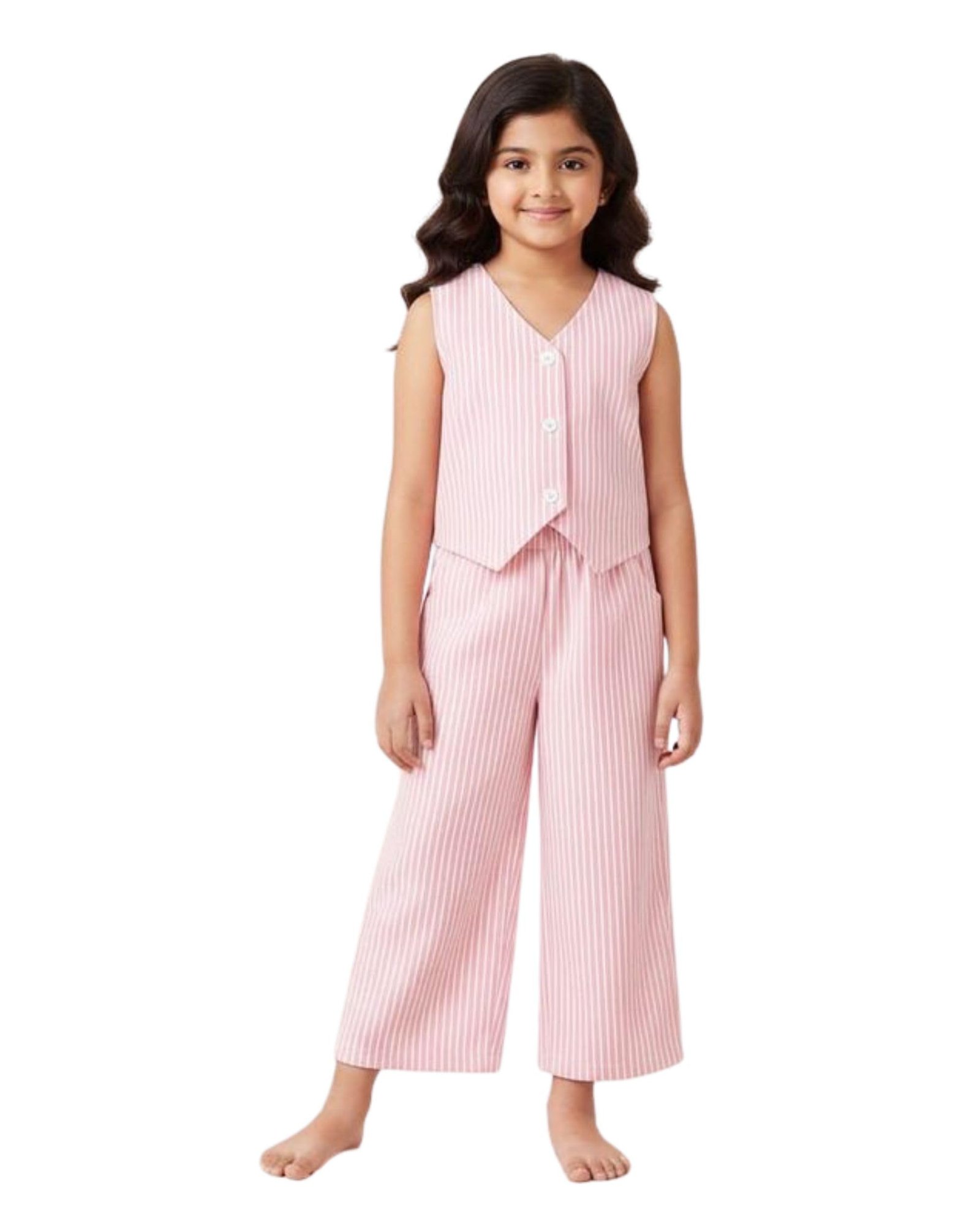 Kids Cotton Night Suit  Boys & Girls Soft Breathable Sleepwear Daily Use